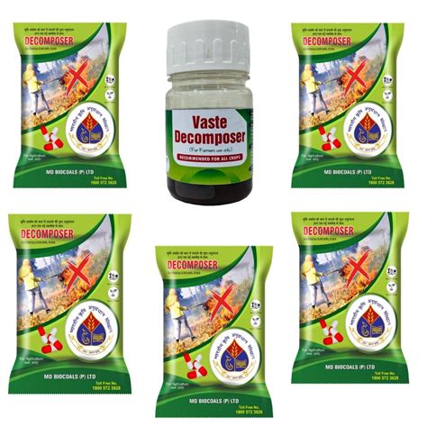 Pusa Decomposer and Vaste Decomposer Special Decomposer Combo (5 Packet ...