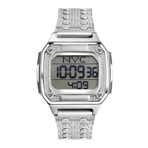 Buy Philipp Plein Women Silver Digital Dial Watch-PWHAA1121 (M) Online