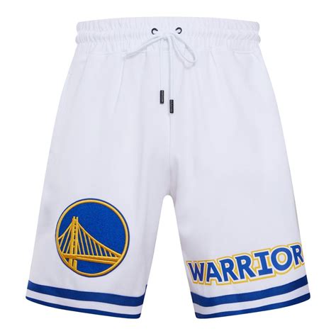 Golden state warriors shorts white online