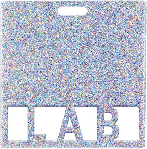 Amazon.com : Plifal LAB Badge Buddy Card Holder - Laboratory Glitter ...