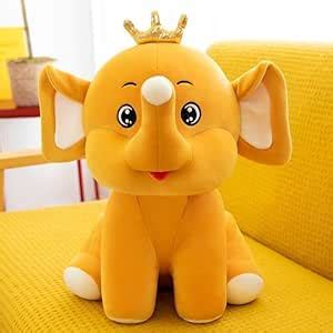 Buy STUBU Handloom Elephant Soft Toy Cuddly Plush Elephant for Babies ...