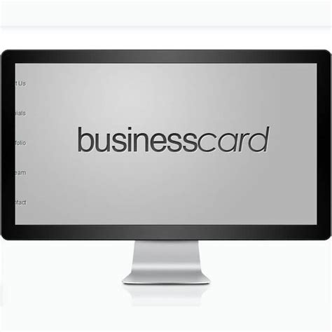 businesscard wordpress theme