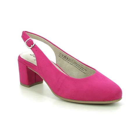 Jana Aburasling Wide Fuchsia Womens Slingback Shoes 29460-42-556