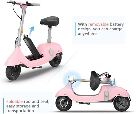 Buy OKAI EA10 Electric Scooter with Seat, Up to 25-34 Miles Range & 15 ...