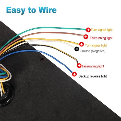 Led Trailer Tail Lights Wiring Diagram | Shelly Lighting