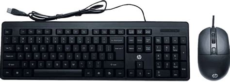 HP KM150 Keyboard and Mouse Combo Wired USB Standard Desktop Keyboard ...