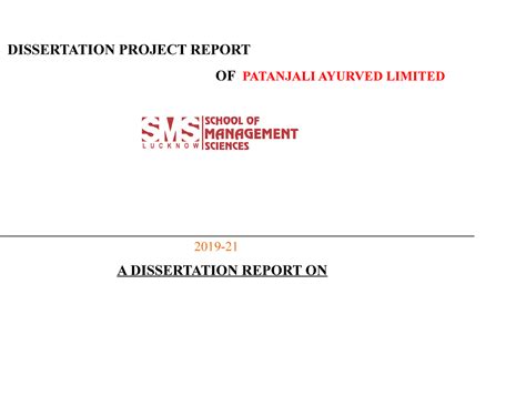 Null - iam doing operation management - DISSERTATION PROJECT REPORT OF ...