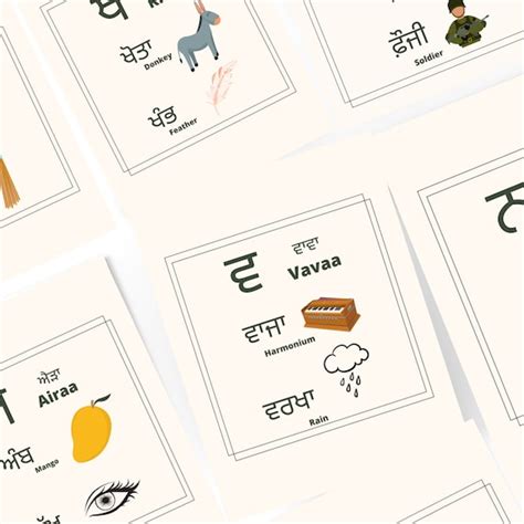 Kids Punjabi Alphabet Learning Workbook Gurmukhi - Etsy India