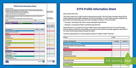Image result for EYFS Profile Example