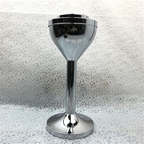 Outdoor Standing Ashtray, Contemporary Adjustable Floor Stand Ashtray ...