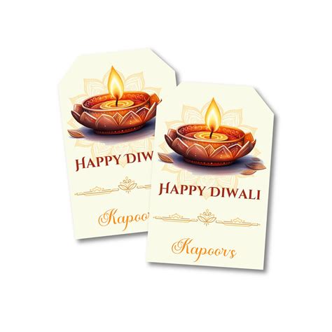 Diwali Gift Tag - Design 10 – thedesignfactoryshop