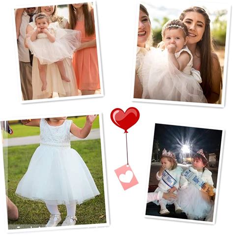 Buy Merry Day Flower Girl Dress Toddler Formal Baptism Ball Gown for 1M ...