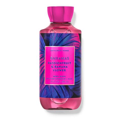Bath & Body Works Bahamas Passionfruit & Banana Flower Body Wash 295ml ...