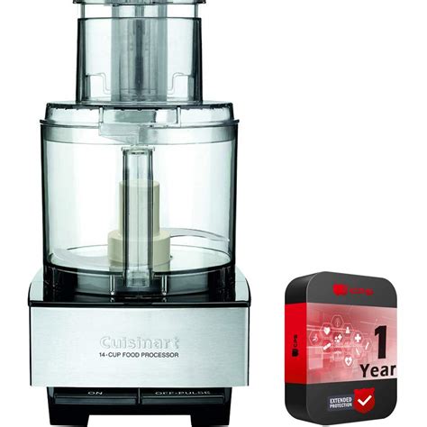 Buy Cuisinart 14-Cup Food Processor Brushed Stainless Steel+1 Year ...