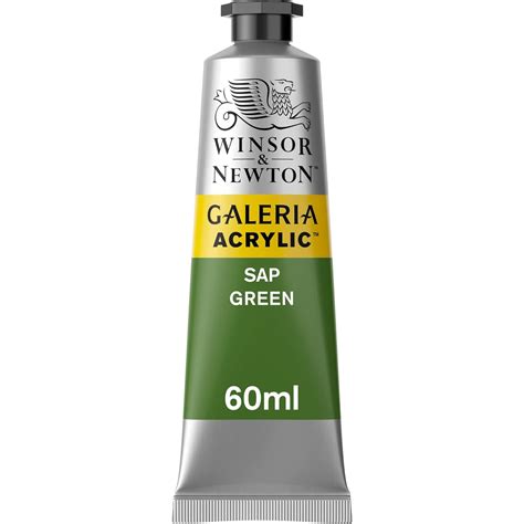 Winsor & Newton Galeria Acrylic Colour - Tube of 60 ML - Sap Green (599 ...