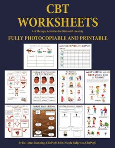 Art Therapy Activities for Kids with Anxiety (CBT Worksheets): Buy Art ...