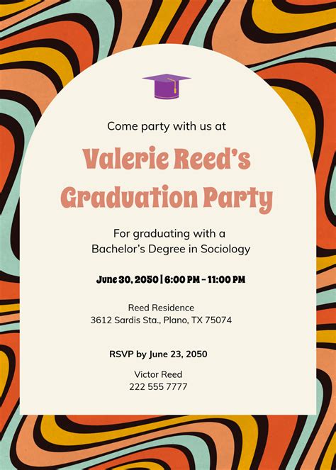 Image result for Free Printable Graduation Invitation Template