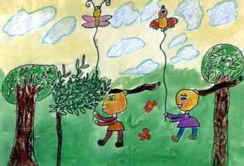 【儿童画春天】春天的儿童画_儿童画春天的图片_太平洋亲子网