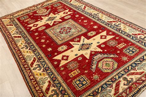 Национальный ковер KAZAKH № 1567 с кавказским орнаментом из ...