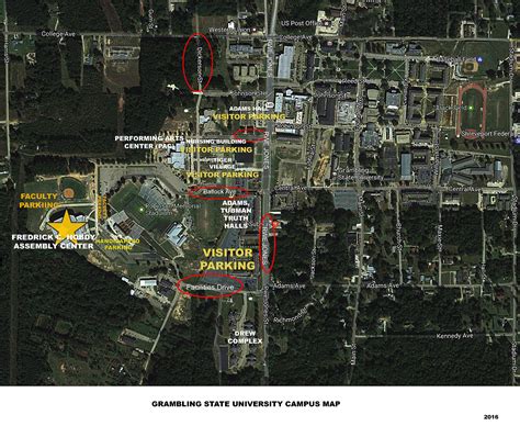 Map Of Grambling State University