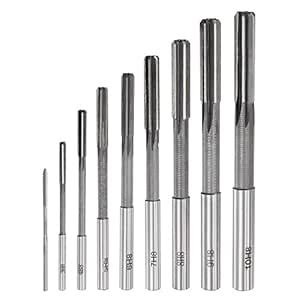 uxcell Chucking Reamer Set Lathe Machine Reamer Straight Flute Milling ...