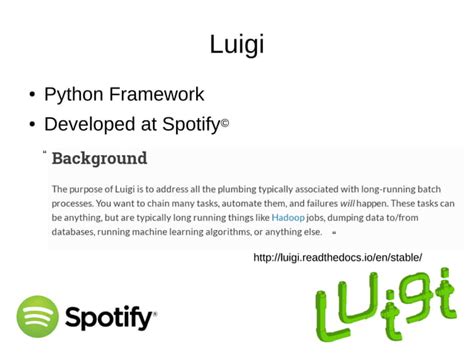 Python Luigi Task 的图像结果