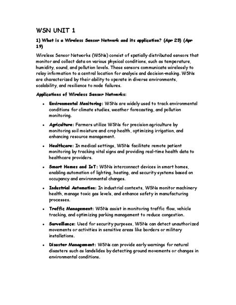 WSN 101 Quiz Answers: Understanding Wireless Sensor Networks and ...