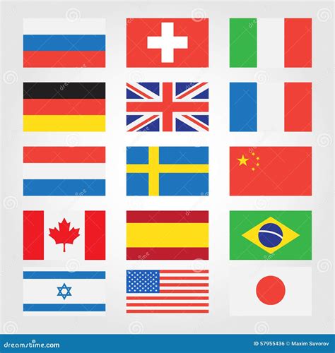 Flags From Countries around the World 的图像结果