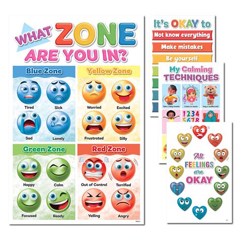 Buy DeeDee's Workshop 4 Feelings s, Zones of Regulation , Preschool ...