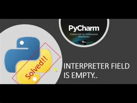 Image result for PyCharm Interpreter Empty