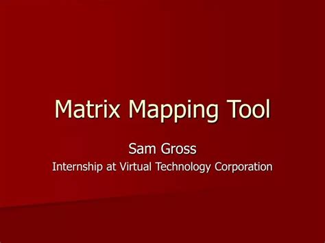 Image result for Software to Do Linear Mapping Using Matrix