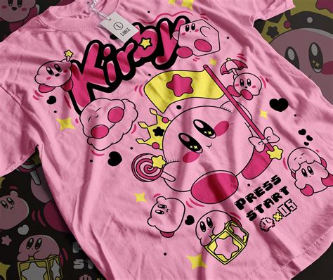 Kirby Face Classic Retro Gaming Premium Unisex T-shirt Inactive ...