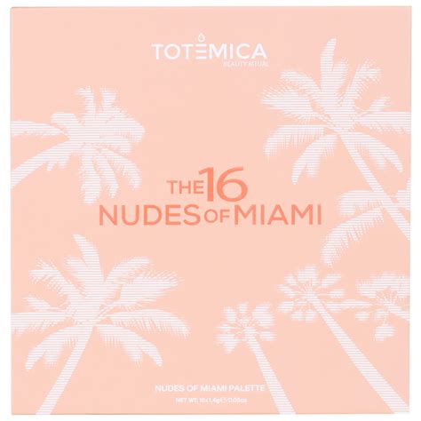 Buy Totémica The 16 Nudes Of Miami Eyeshadow Palette