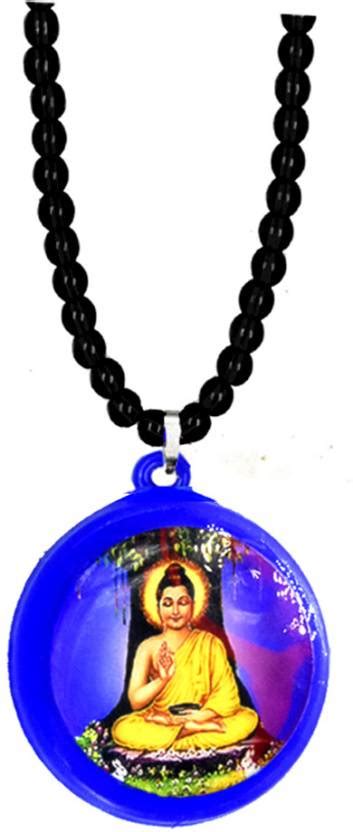 AFH Babasaheb Ambedkar Buddha Locket With Black Crystal Bhim Mala Chain ...