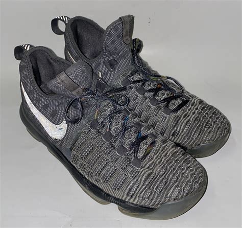 Nike Mens Zoom Kevin Durant 9 843392-002 Gray Black B… - Gem