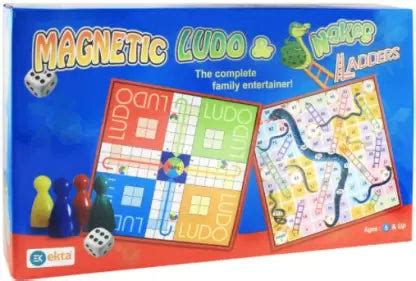 Magnetic Snakes & Ladder & Ludo Game – Cross Friend