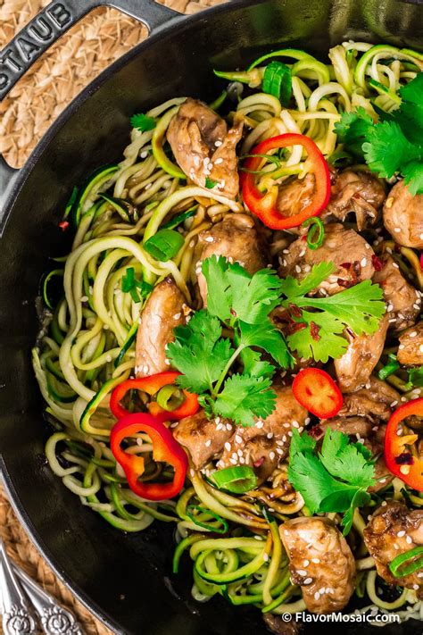 Chicken Zucchini Stir Fry (Easy Recipe) - Flavor Mosaic