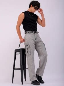 The Indian Garage Co. Relaxed Fit Men Grey Jeans - Buy The Indian ...