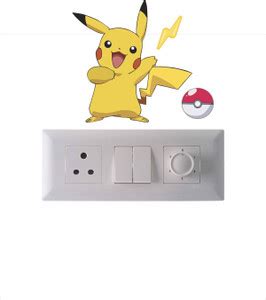 indra graphics 58.42 cm Indra Graphic PVC Vinyl Pokemon Switch Board ...