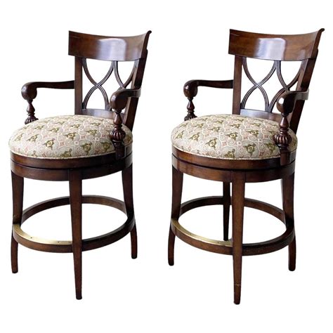 Double X Back Santa Fe Wooden Stools by Woodbridge Furniture Co. For ...