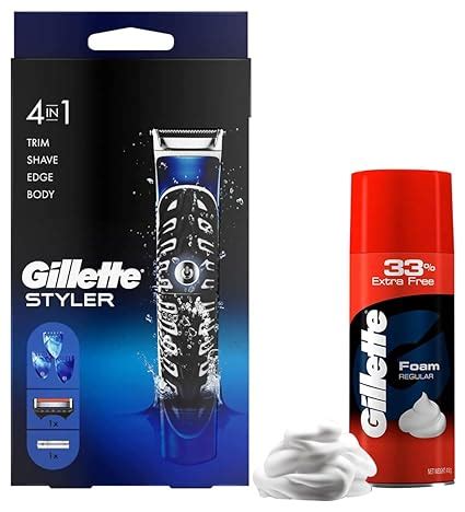 Gillette Men Fusion Proglide 4-In-1 Styler For Trimming Shaving Beard ...