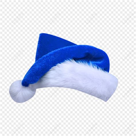 Blue Christmas Hat PNG Images With Transparent Background | Free ...