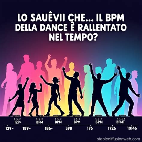 a digital graphic design illustrating the evolution of dance music bpm ...
