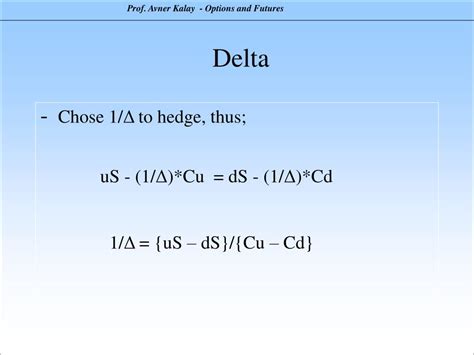 Image result for Binomial Model Delta