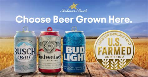 Anheuser-Busch 1st to adopt new US Farmed Certification consumer label to boost American ...