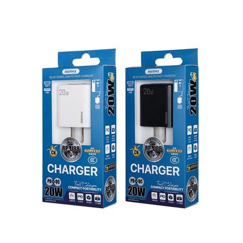REMAX U88 Quick Charge 20W PD+QC3.0 Travel Adapter Dual Ports Charger ...