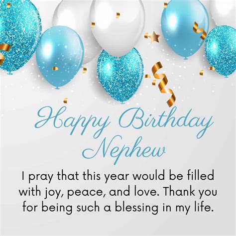 Great Birthday Prayers For Nephew {Plus Images} | Think About Such Things