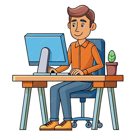 Computer Work Cartoon 的图像结果