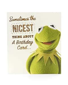 Disney's Muppets Kermit The Frog Birthday Card, Funny Birthday Card For ...