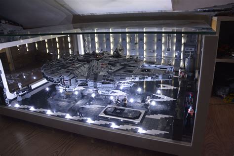 Lego display case coffee table for star wars millennium falcon – Artofit